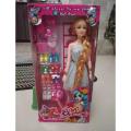 Barbiee Doll with Shoes Toy Set (Box packed). 