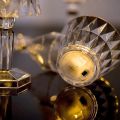1pc Crystal Table Lamp, Bedside Lamp Bedside Bed Night Light Plastic Pretty Effects For Bedroom Home. 
