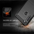 Leweisi Carbon Fiber Bumper Phone Case For Motorola Moto G Stylus 2020 / Moto G Pro Back Cover Coque Shockproof Protectives. 