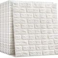 3D Wall Panels for Interior Wall Decor Foam Textured Wall Panel Peel and Stick Self Adhesive. 