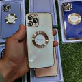 IPHONE 11 PRO  My choice Elegant colorful case with Gold highlighting and with Protective Camera Lenses make your phone elegant and stylish available in different colors. 