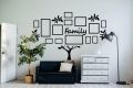 ZF 3D Wooden Wall Family Tree With Picture Large Size 10-12 Frames, Wooden Family Tree Photos Frame, Modern Ghar Ka  decor. 