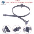 Mini 6 Pin to 2 SATA Hard Drive Cable SSD Power Supply Cable Optical Drive Power Cord for Dell Motherboard Interface. 