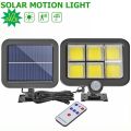 120 LED IP65 Waterproof LED Solar Wall Light LED Solar Light Remote Control Motion Sensor Solar Lamp Outdoor Garden Lamp Street Lamp. 