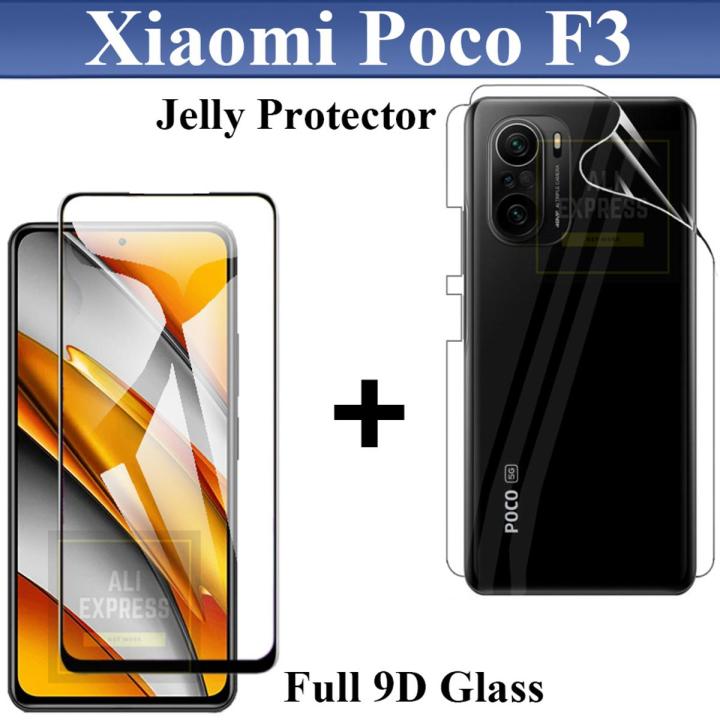Xiaomi Poco F3 Glass Protector 9D Tempered For Xiaomi Poco F3 | Back Protector Hydrogel Film For Xiaomi Poco F3