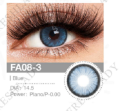 best eye lenses Three Tone Sterling Sea Blue Color 1 Pair of Contact Lens Multi Color artificial eye lenses With Full Kit. 