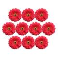 10 Pieces Handmade 7cm Large Artificial Gerbera Silk Daisy Flowers Heads DIY Scrapbooking Flower Kiss Ball For Wedding Party Home Decorations. 