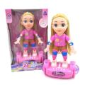 Balance Car Lovely Doll - Pink. 