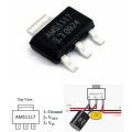 5pcs AMS1117-3.3V 3.3V Fixed voltage regulator SMD SOT-223 Linear Voltage Regulator. 