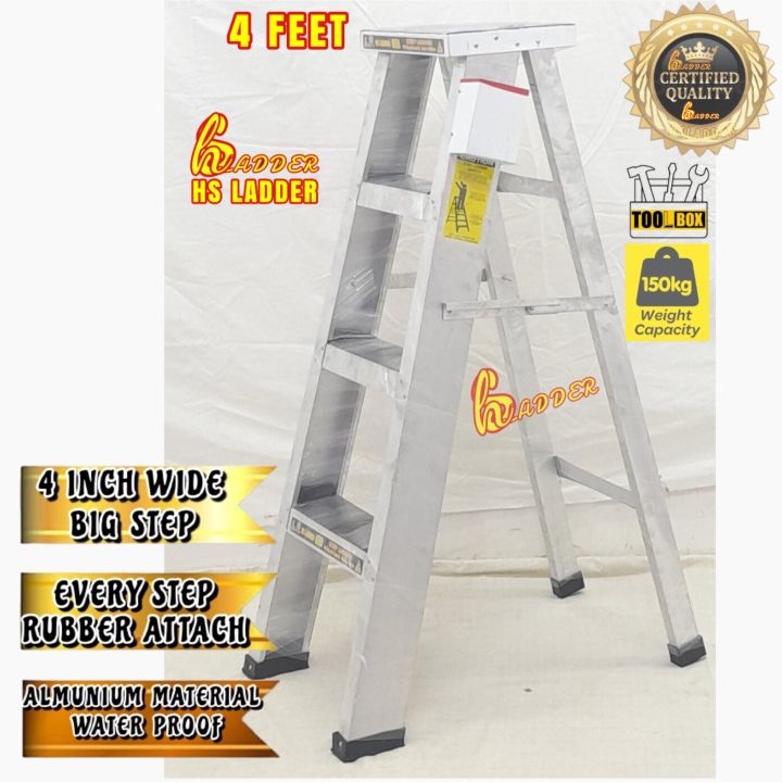 Aluminium Ladder Height 4 Feet Platform Big Step