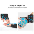 Cycling Anti-slip Anti-sweat Men Women Half Finger Gloves Breathable Anti-shock Sports Gloves. 