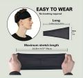 1pc Men'S Sports Headband - Sweat Absorbing, Non-Slip, Breathable Fabric for Running, Gym, Basketball, Tennis - Adjustable Headband for Men and Women. 