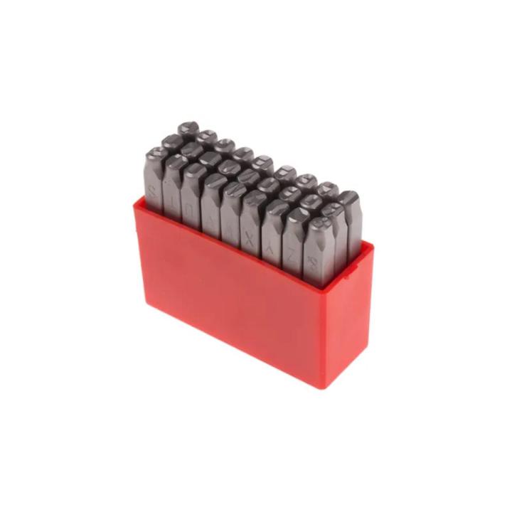 27 Piece Engraving Letter Punch Set, 6mm (A to Z)