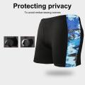 Men Swimwear Inside Drawstring Mid Waist Tight Swim Trunks Plus Size Quick Dry Swimming Shorts Mens Swimsuit Boys Beach Shorts. 