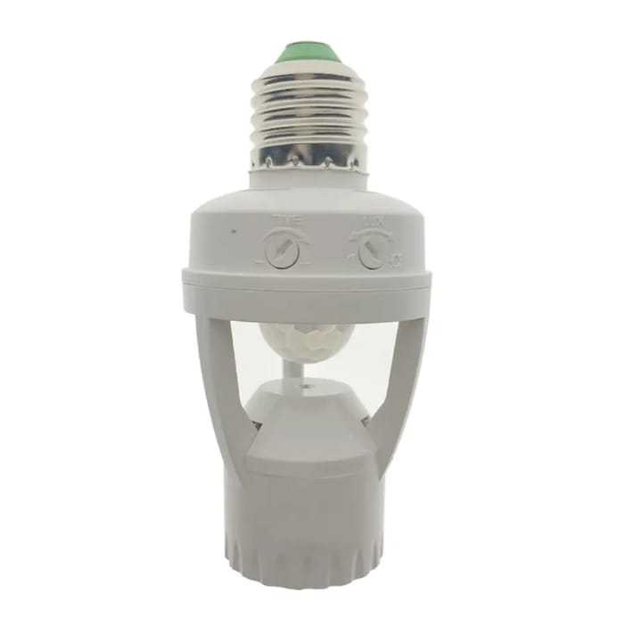 "360%C2%B0%20Smart%20PIR%20Motion%20Sensor%20Bulb%20Holder%20%7C%20Automatic%20E27%20Light%20Socket%20Adapter%20with%20Adjustable%20Timer%20&%20Lux%20Control%20%7C%20Energy%20Saving%20Lamp%20Base%20for%20Home%20&%20Office"%20-%20Image%206