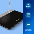 Philips SDV6227/12 Digital Indoor DVB-T Antenna (47dB, HDTV/UHF/VHF/UKW) black/silver UK IMPORT. 