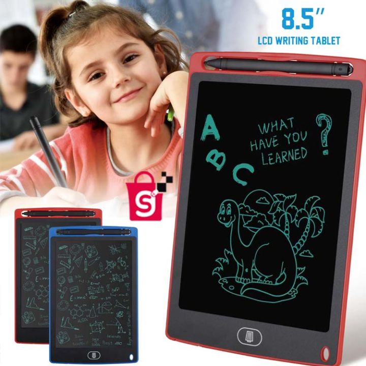 LCD Writing Tablet 8.5 Inch - Multicolor Drawing tablet- writing Digital Pad - Digital writer - Electronic Erasable Writing Board - Educational toy for kids Drawing Tablet / Sank Magic Books + Magic Pen + Refils for Kids Best Writing and Graphic