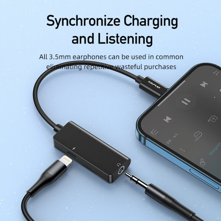 Awei%20CL-121%20Light-ning%20To%203.5mm%20Jack%20Aux%20Charging%20Cable%20Listening%20Headphone%20Adapter%20High%20Quality%20-%20Image%205