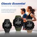 Military Mens Digital Sports Watch Waterproof LED Backlight Tactical Outdoor Chronograph Alarm Stopwatch Rugged Durable. 