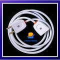 Flexible Extension Cable with 2 Pin Male Female Electric Plug Switch Multi-Purpose Extension Wire Extension Lead Extension Board. 