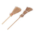 Mini Witch Broom, Widely Applicable Halloween Straw Craft for Role Plays. 
