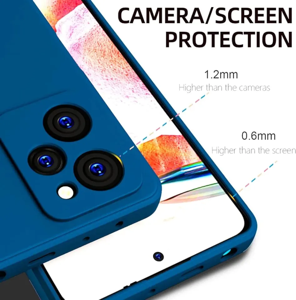 Custodia POCO X5 Pro 5G - Cover Morbida In Silicone TPU Antiurto E Antigraffio Colore Blu Scuro 177161