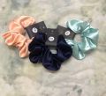 Premium Silk Satin Scrunchies - Pack of 3 Elastic Hair Bands for Girls, Soft & Durable. 