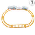 Alsimba Hello Kitty Gauge Electric Train Set Toy For Kids Boys & Girls - Operated Battery - Pink. 