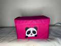 Panda Storage Box Panda & Hello Kitty Design Folding Storage Bins Quilt Basket Kid Toys Organizer Storage Boxes Cabinet Wardrobe Storage Bags. 