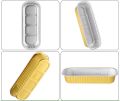 Techmanistan Pack of 5 - Random Color/Design Disposable Baking Tins Foil Pans With Lids , Aluminum Baking Pans With Lids Mini Cake Pans, Rectangle Muffin Tins Mini Brownie Loaf Baking Pans Containers. 