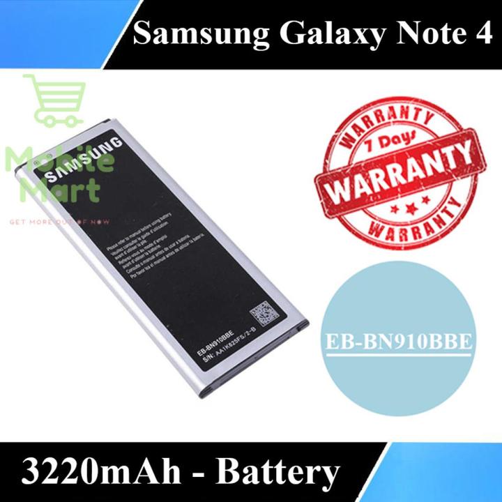 Samsung Galaxy Note 4 Battery EB-BN910BBE Replacement Premium Quality 3230mAh For Samsung Galaxy Note 4
