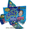 CRAZY Dips Blue Raspberry Candy Dipstick (1Box in 24pcs). 