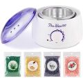 Wax heater machine Professional Wax Heater (100) & Hot Wax Warmer Machine For All Skin Hair Removal, Free Hard Beans & Wooden spatula & Sticks. 