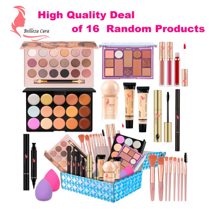 Wedding High Quality Party Makeup pack of 16 party products Randomly