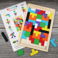 Big Tetris Wooden Puzzle Board Dimensions: 26.5 x 18 cm. 