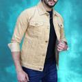 Men's Mustard Brown Corduroy Jacket. 