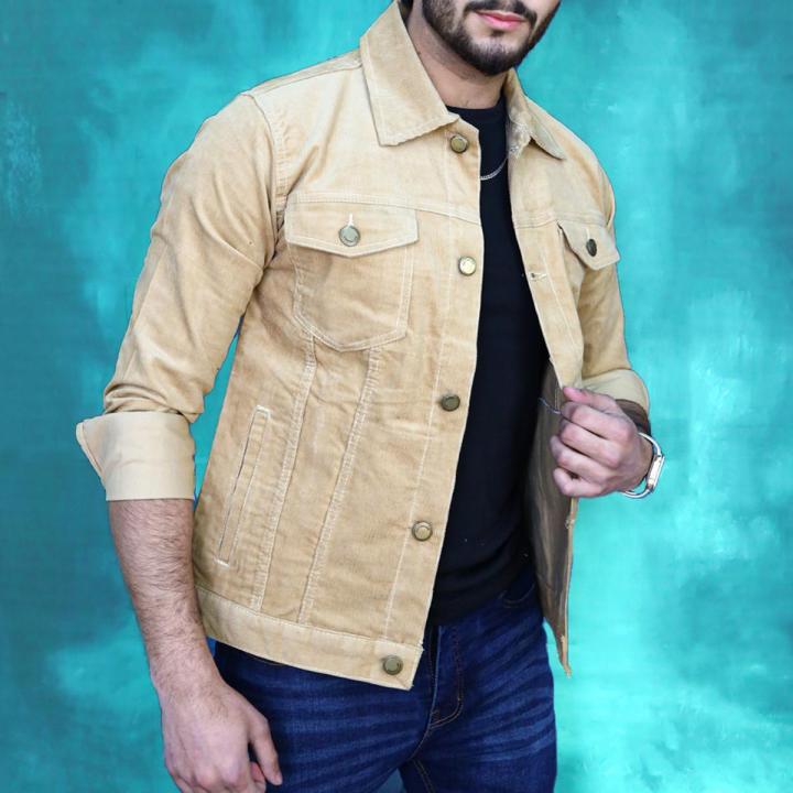 Men's Mustard Brown Corduroy Jacket