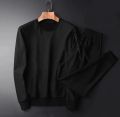 Simple Black Track suit for Man and Women Sweatshirt and Trouser. 