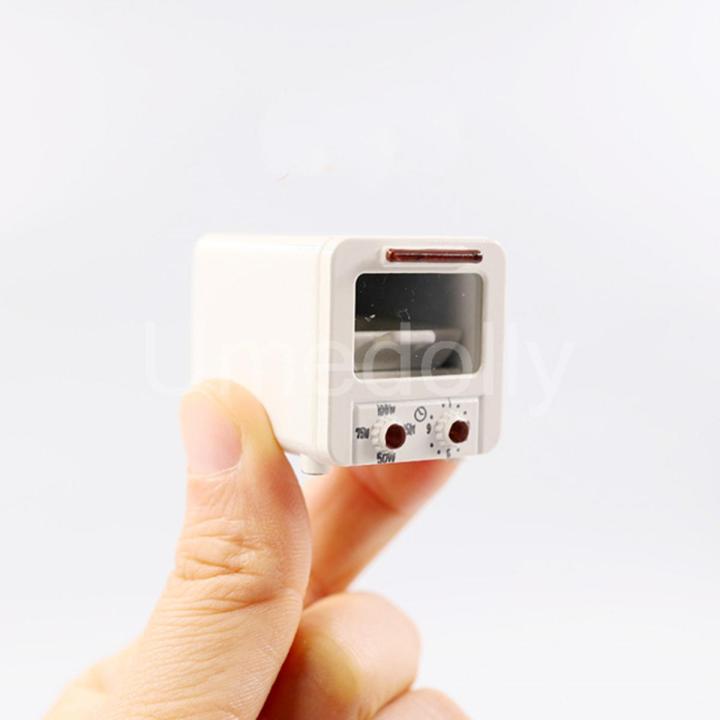 1PCS 1/6 or 1/12 Scale Miniature Dollhouse Oven for OB11 Barbies Doll House Mini Kitchen Cooking Toy Accessories