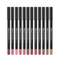 Superman Ruoias 12-color Lip Makeup Pens Extra Fine Matte Lipstick Pencil Professional Natural Moisturizing Waterproof Long Lasting Make Up Tool. 
