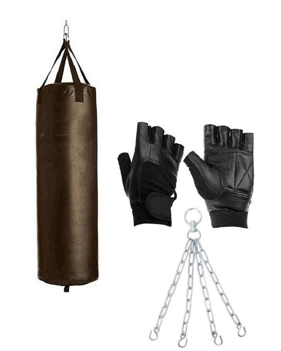 Boxing Bag with chain Boxing Gloves and gym fitness gloves Boxing Kit