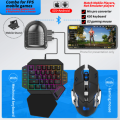 Set MIX Pro /Mix Lite 4 IN 1 Mobile Game Combo Pack /Converter/Wired Keypad Ergonomic One-headed PUBG / shooting games with wire or with Bluetooth connection. 