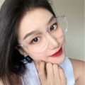 Fashion Women Anti Blue Blocking Glasses Vintage Round Frame Transparent Computer Glasses Luxury Optical Spectacle Eyewear. 