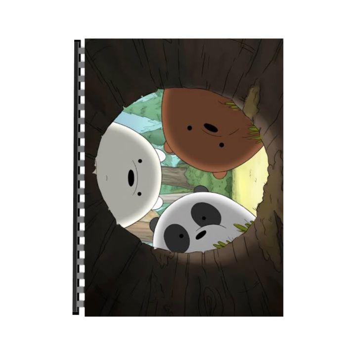 WE BARE BEARS A4 SIZE (0023) PREMIUM NOTEBOOK | Daraz.pk