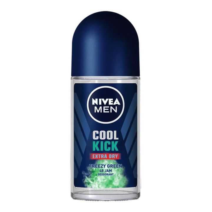 NIVEA MEN COOL KICK FREEZY GREEN DEODORANT ROLL ON 50ML