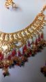 Handmade Gold plated 24k Bridal Necklace set_ gold plated, New design women jewellery, Gold plated jewelry set,fashion jewellery. 