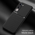 Lenuo Case For vivo V40 Lite 4G 5G Casing Anti-fall Soft Non-slip Silicone Grain Back Cover. 