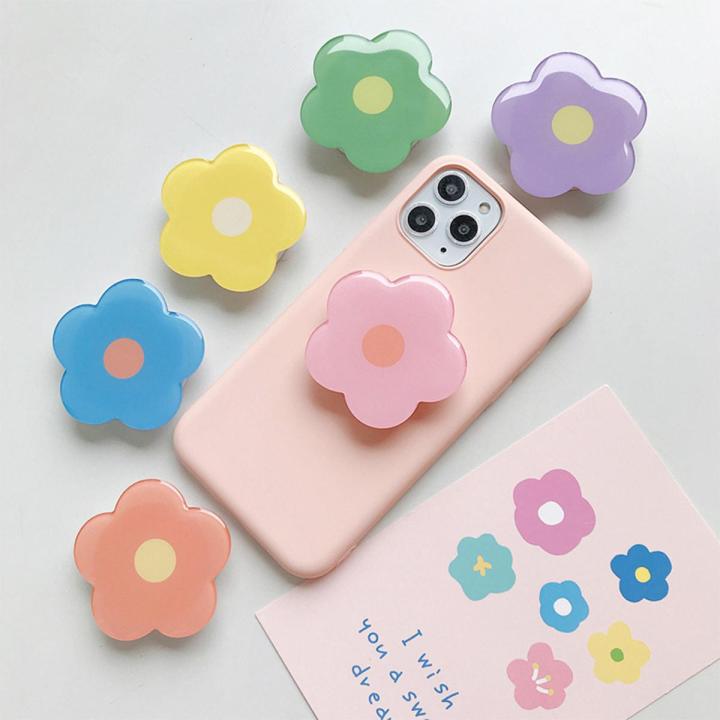 Cute Cartoon Mobile phone bracket Round Universal Mobile Phone Ring Holder