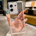 Casing For Infinix Zero 30 Zero30 5G X6731 2023 Square Plated Phone Case Fashion Couple Soft Silicone Camera Lens Shockproof Back Cover. 