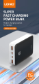 LDNIO 20000mAh 65W Fast Charging Power Bank (PQ27). 